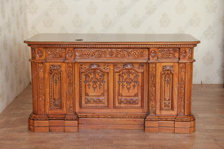 57" Light Natural Mahogany Presidential Resolute Credenza