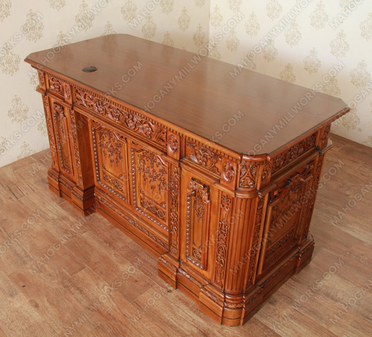 57" Natural Mahogany Presidential Resolute Credenza