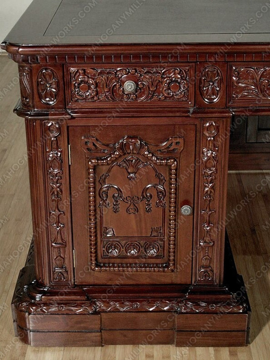 6ft Mahogany Presidential Resolute Desk Replica (6ft x 36"D)