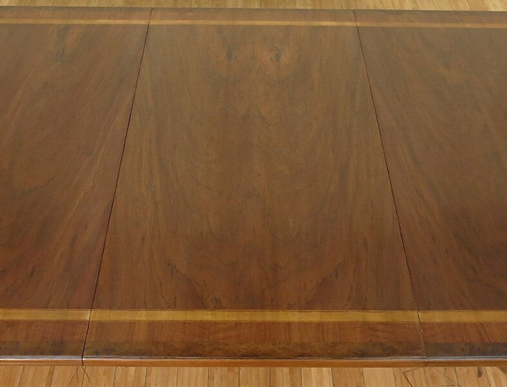 10ft Mahogany Sheraton Dining Table w/ Extension
