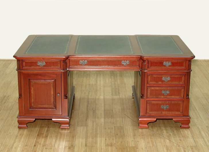 6ft Mahogany Double Sided Partner's Desk
