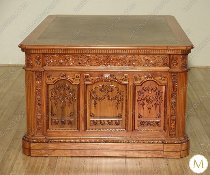 6ft Light Mahogany Resolute Oval Office Desk