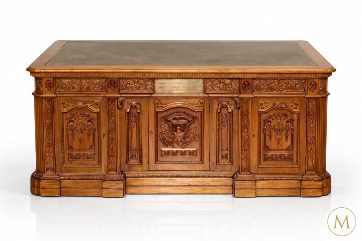 6ft Light Mahogany Resolute Oval Office Desk