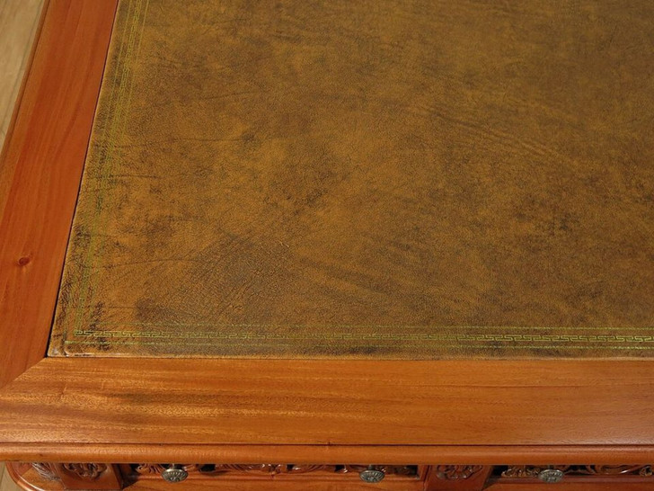 6ft Light Mahogany Resolute Oval Office Desk