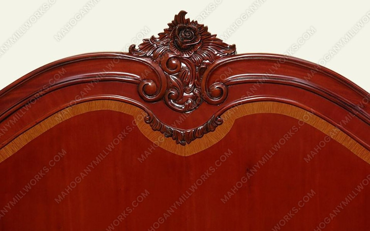 Cherry Empire Marquetry Inlaid Bed
