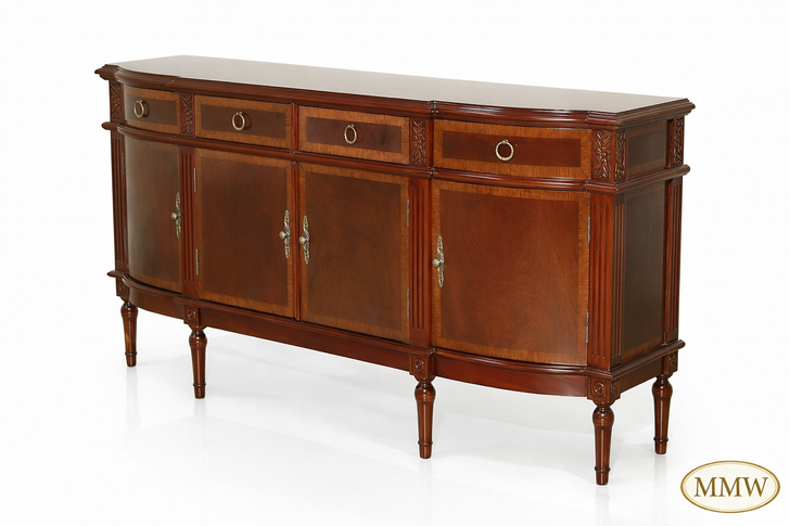 Elegant Sheraton Inlaid Sideboard