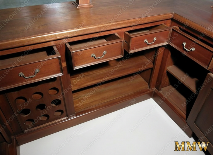 Mahogany Corner Canopy Pub Bar