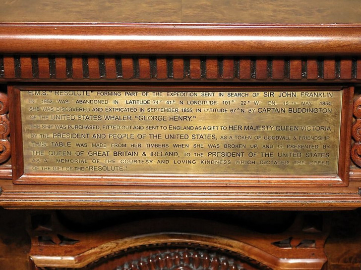 6ft Mappa Burl Presidential Resolute Desk w/ Inlay Top
