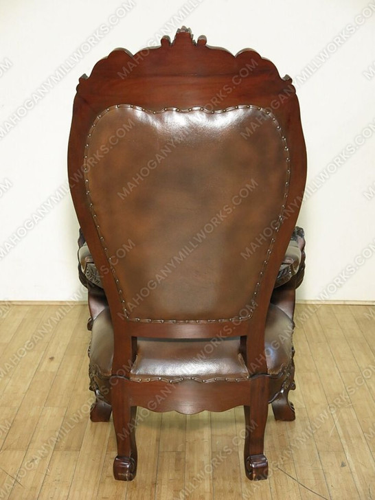 Genuine Leather Church Bishop's Chair