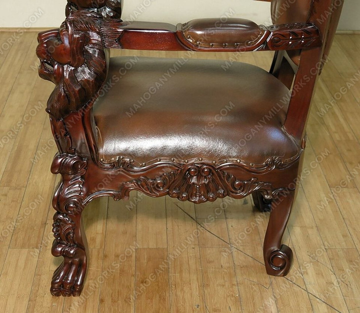 Genuine Leather Church Bishop's Chair