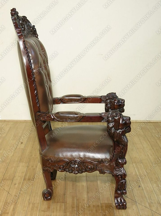 Genuine Leather Church Bishop's Chair