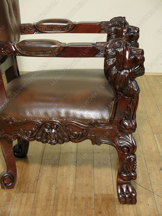 Genuine Leather Church Bishop's Chair