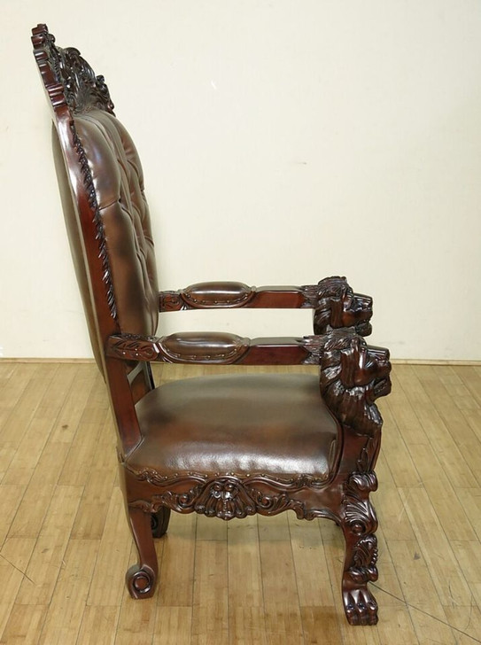 Genuine Leather Church Bishop's Chair