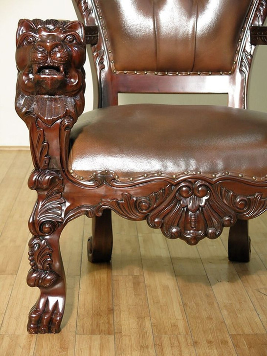 Genuine Leather Church Bishop's Chair