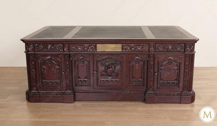7ft Dark Mahogany Presidential Resolute Desk