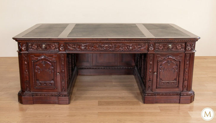 7ft Dark Mahogany Presidential Resolute Desk