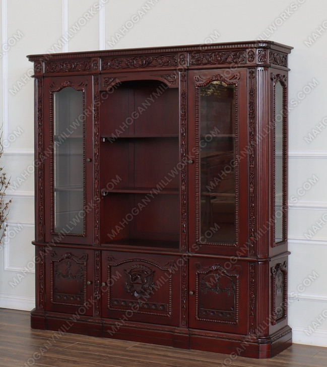 Dark Mahogany Resolute Bookcase