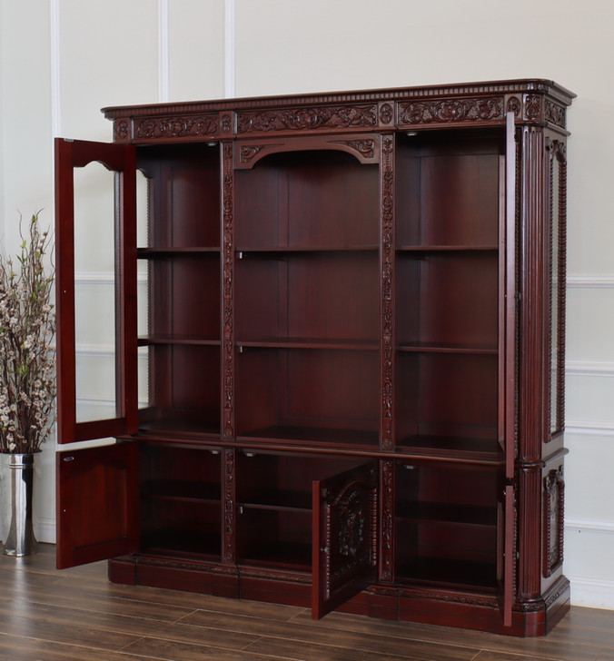 Dark Mahogany Resolute Bookcase