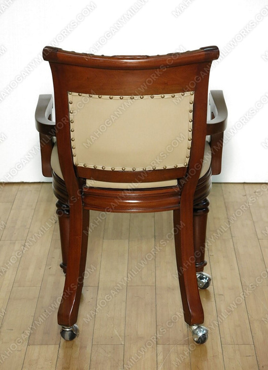 9pc Octagonal Chess/Poker Game Table Set w/ 8 Leather Chairs