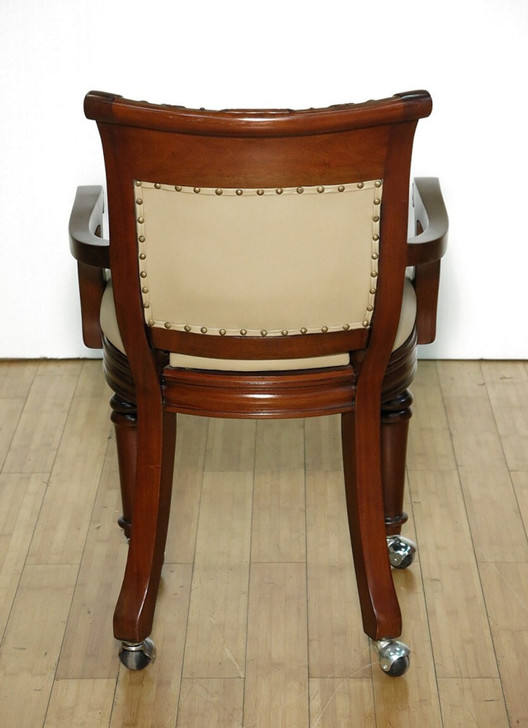 9pc Octagonal Chess/Poker Game Table Set w/ 8 Leather Chairs