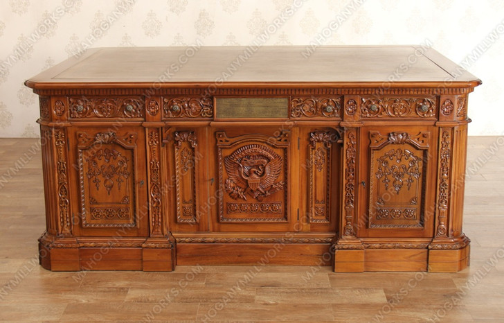 6ft Mahogany Presidential Resolute Executive Office Desk