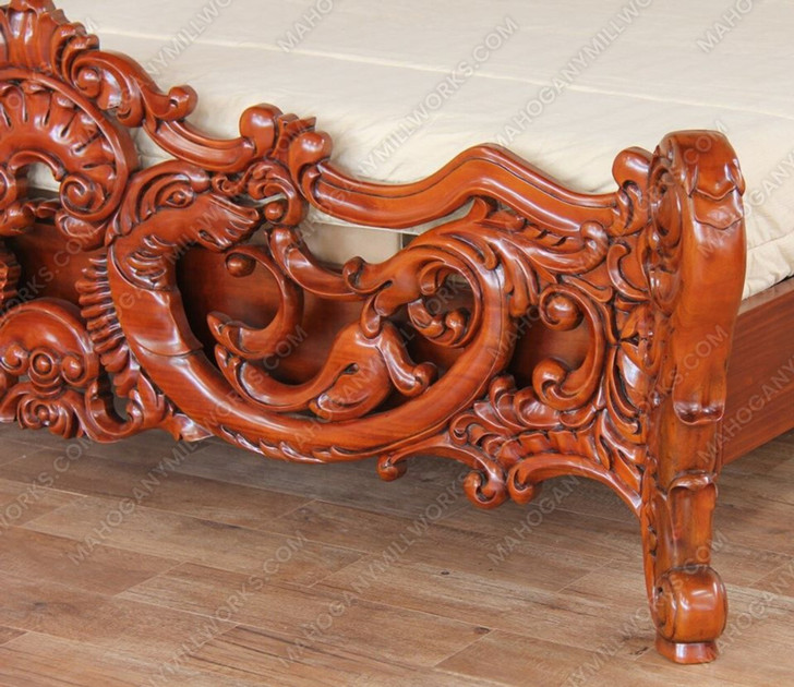 Cleopatra Pierced Panel Bed (E. King)