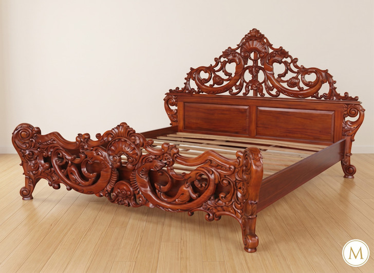 Cleopatra Pierced Panel Bed (E. King)