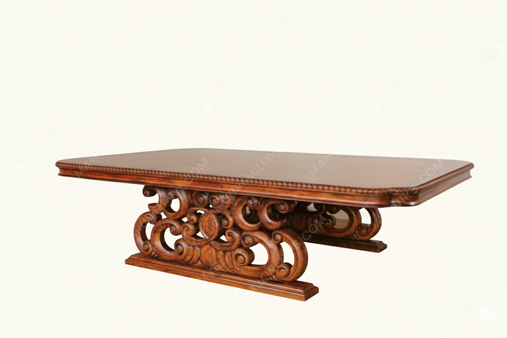 Custom 10ft Jacobean Dining or Conference Table