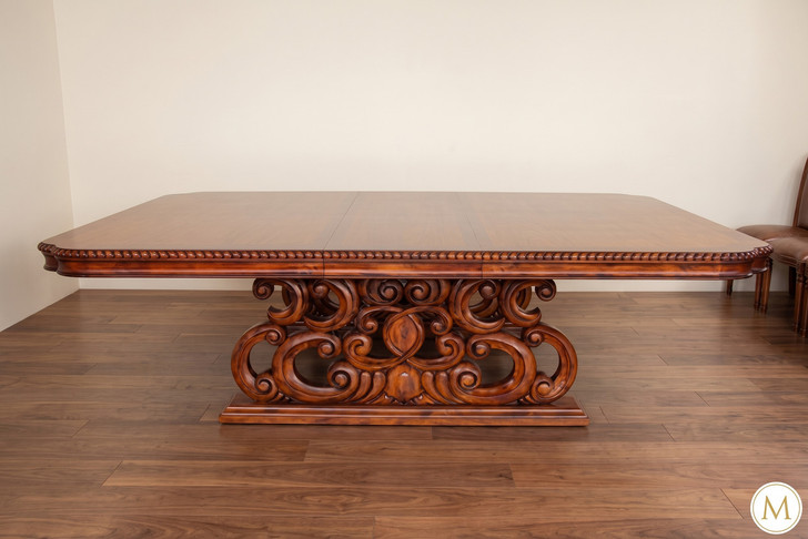 10ft Mahogany Jacobean Dining Table