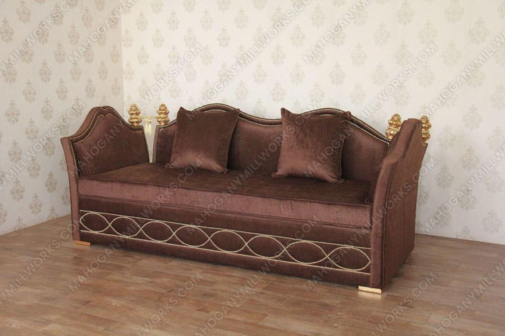 Custom Brown Sofa Couch