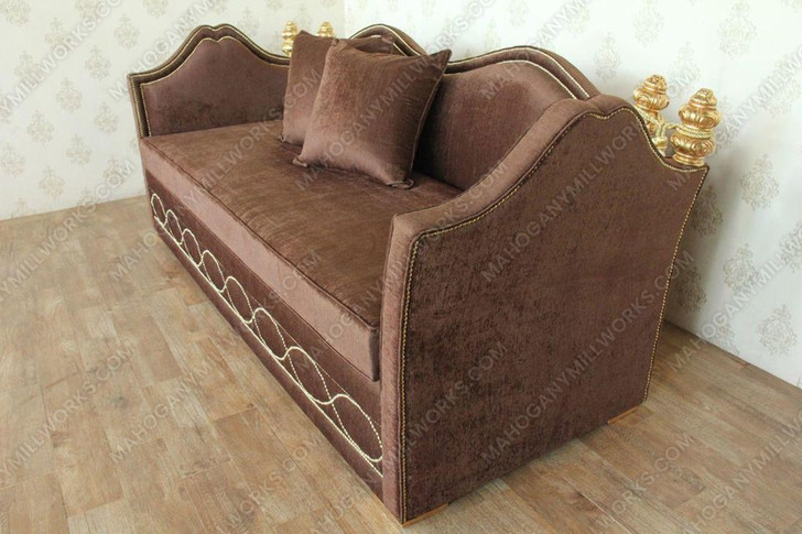 Custom Brown Sofa Couch