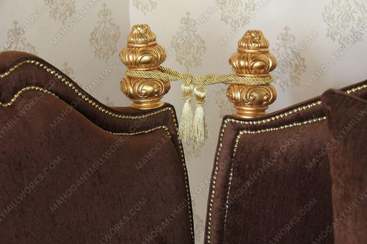 Custom Brown Sofa Couch