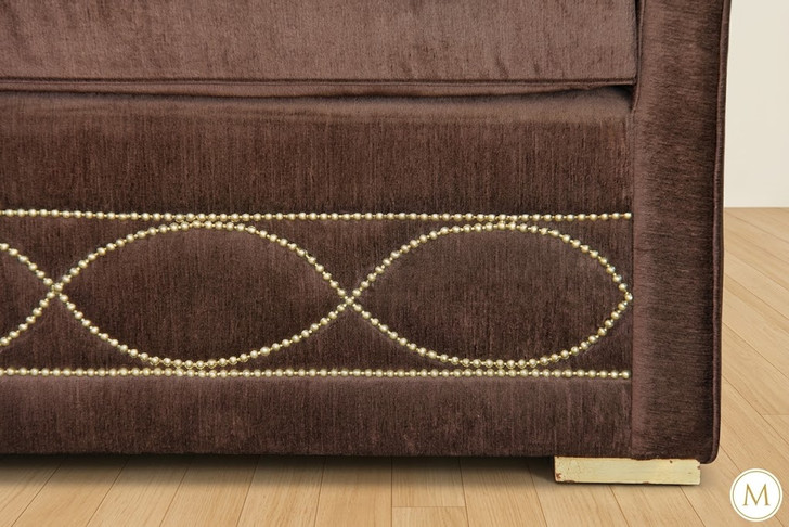 Custom Brown Sofa