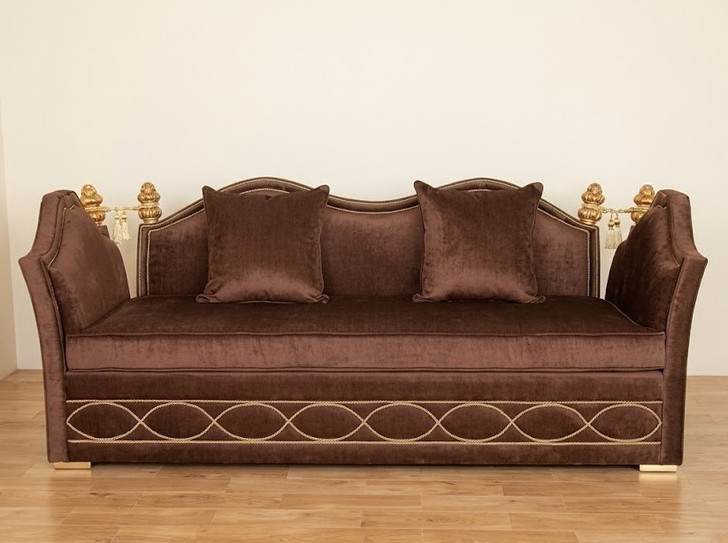 Custom Brown Sofa