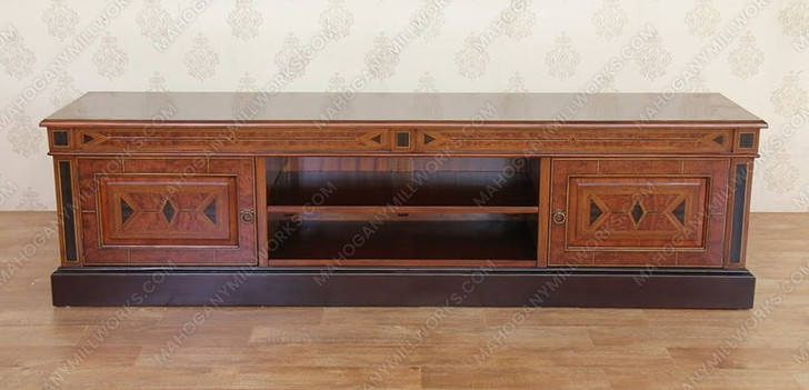 Mappa Burl Inlay Media Cabinet