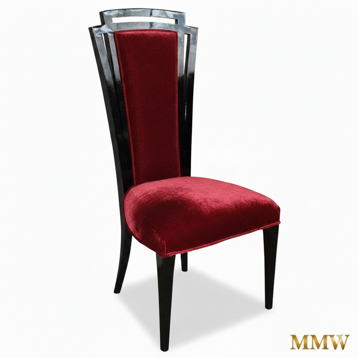 Savannah Red Velvet Dining Side Chair