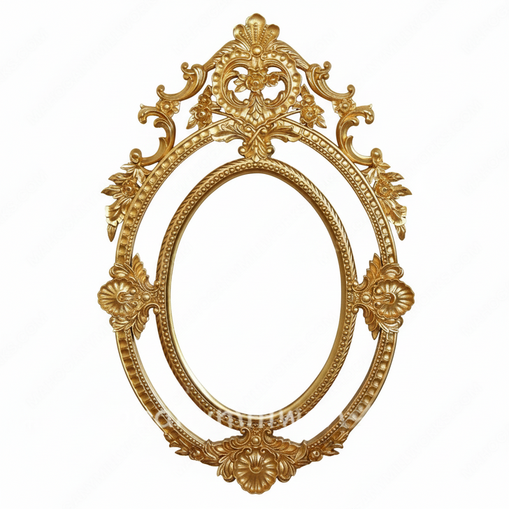 Ornate Gold Mirror (32W x 47H)