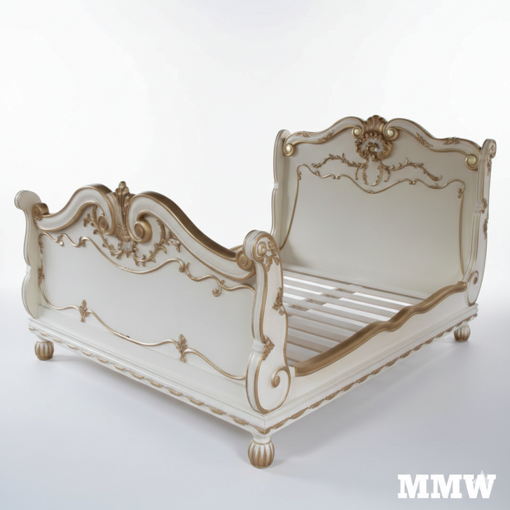 Antique White Jasmine Bed