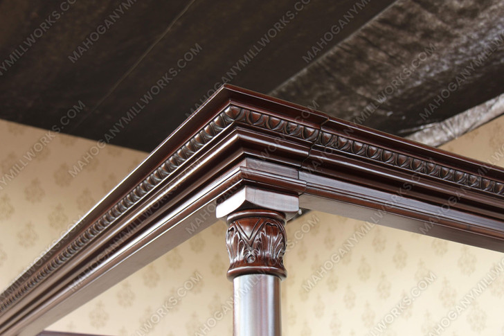 Casablanca Four Post Canopy Bed w/ Nightstands (Replica)