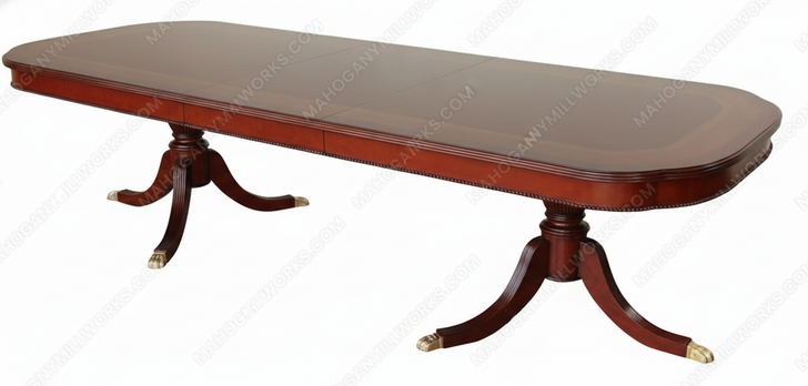 Custom Mappa Burl Inlay Dining or Conference Table