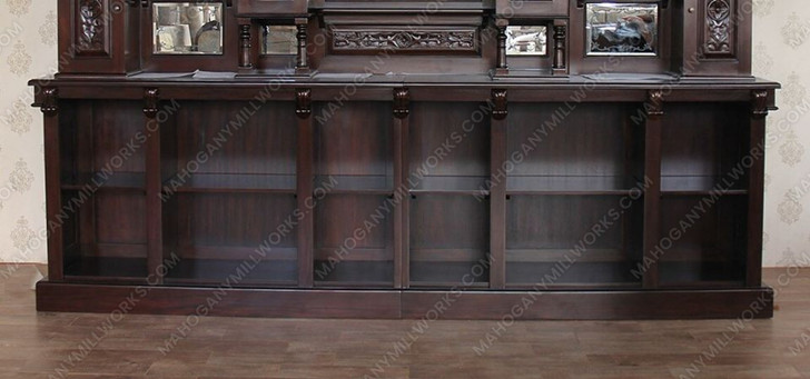 Versailles 11ft Gothic Stained Glass Canopy Pub Bar Set