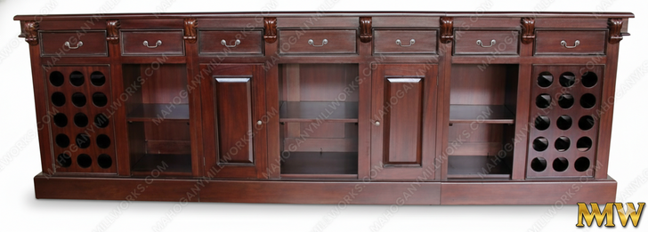 11ft Gothic Stained Glass Canopy Pub Bar