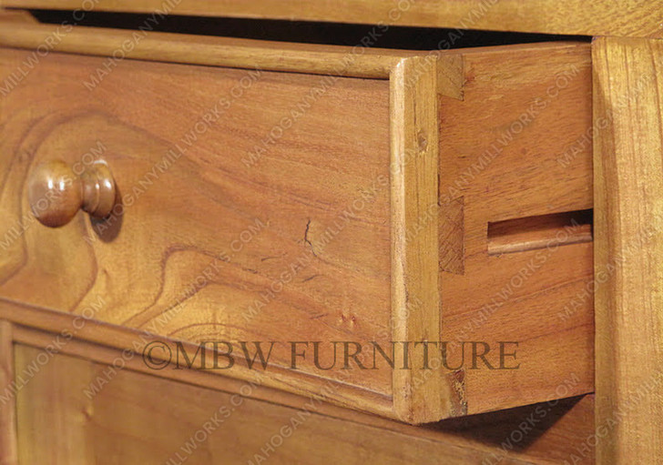 6ft Light Oak Finish Home Bar Front