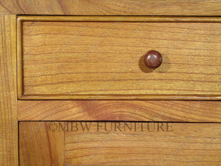 6ft Light Oak Finish Home Bar Front