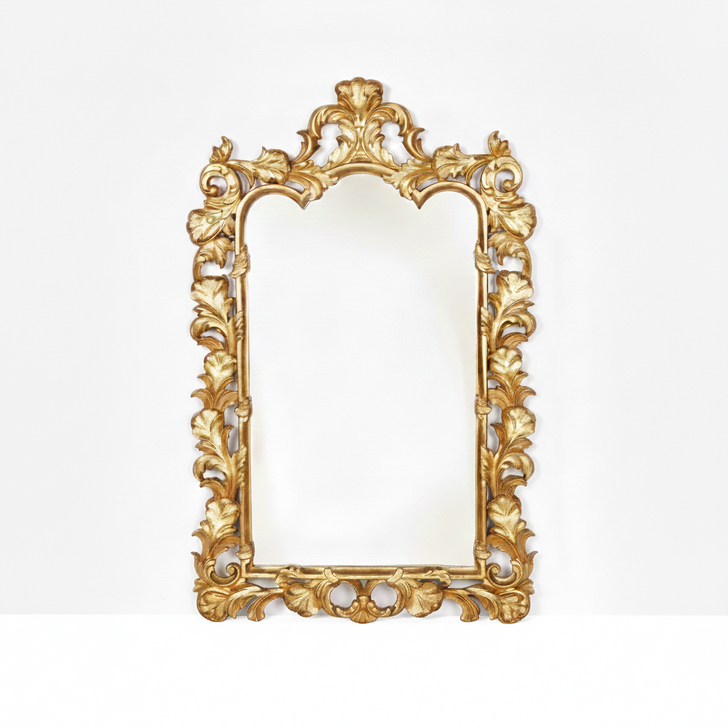 Gold Leaf Rococo Wall Mirror