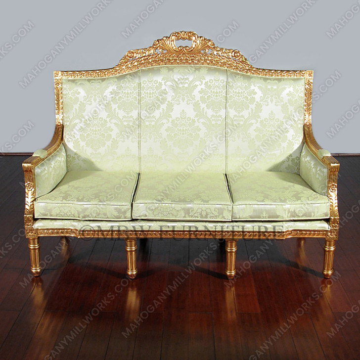 Gold Leaf French Sofa