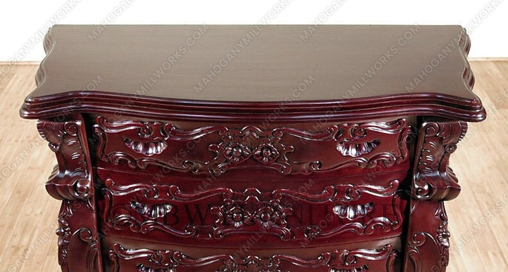 Cherry French Rococo 6-Drawer Chest of Drawers
