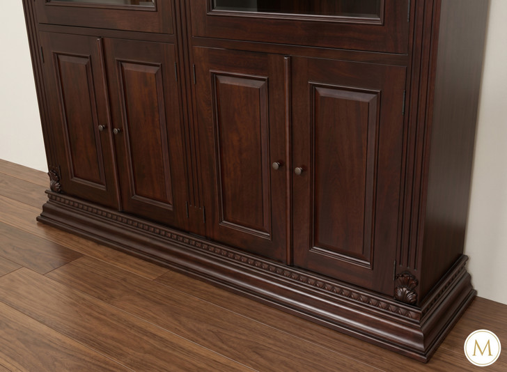 Dark Mahogany 2 Door Cabinet