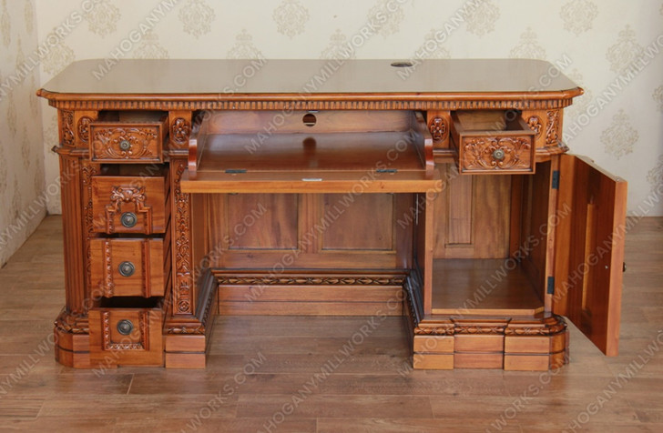 5ft Mahogany Presidential Resolute Office Credenza