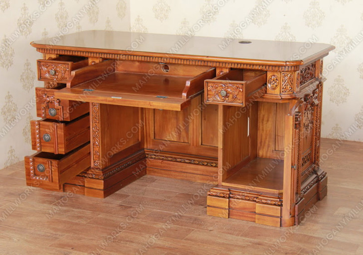 5ft Mahogany Presidential Resolute Office Credenza